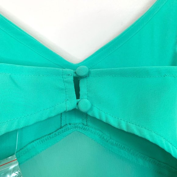 NWT ASOS Mint Green Sleeveless Cami Pleated Midi Dress Sz 8 - Picture 7 of 14